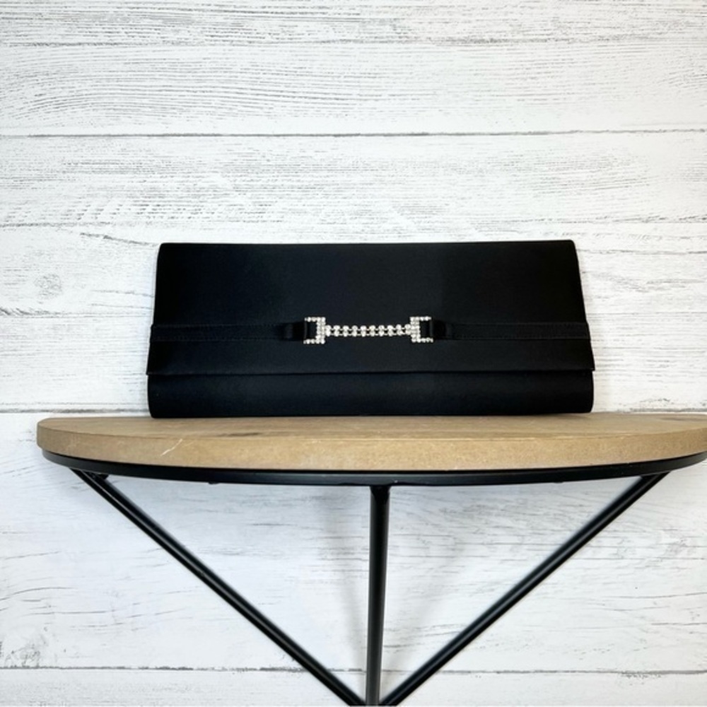 Black Embellished Clutch Bag